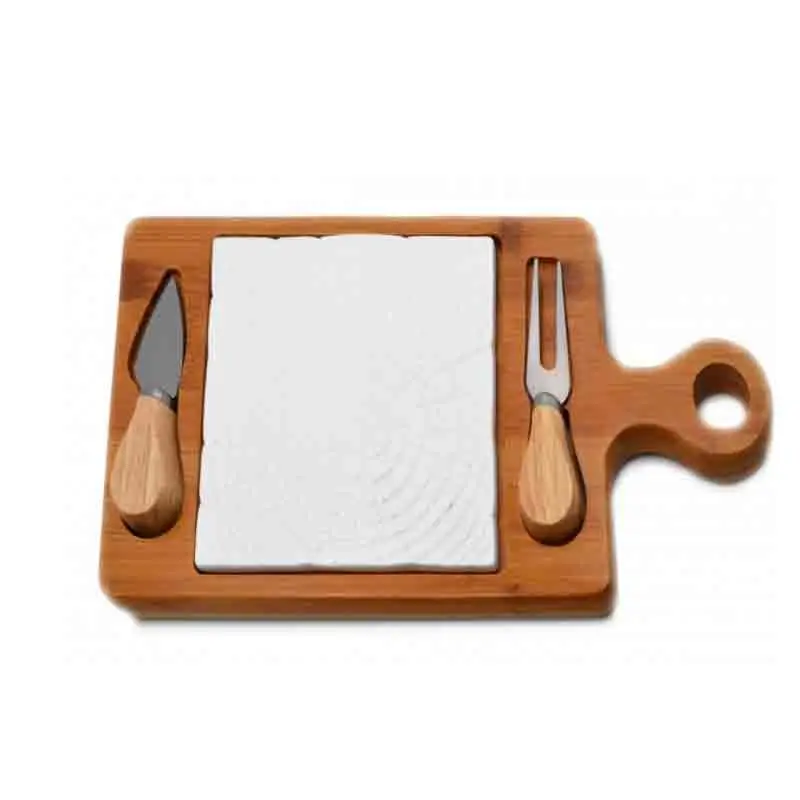 tagliere in legno e porcellana Y201906