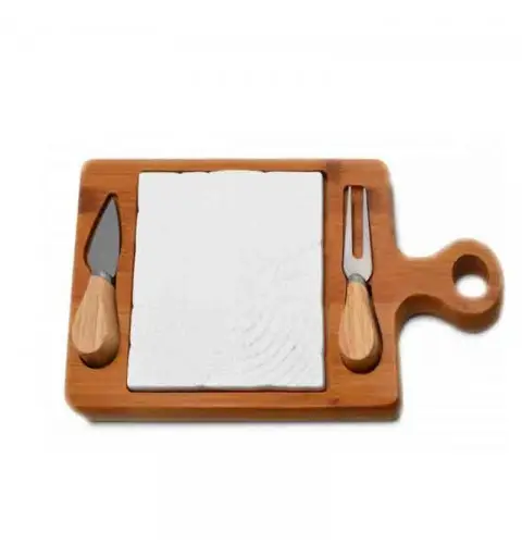 tagliere in legno e porcellana Y201906