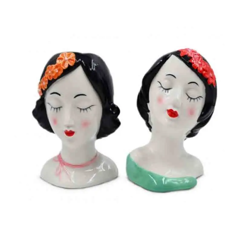 testa vaso ceramica mod. assortiti e casuali 16 cm 2270/43