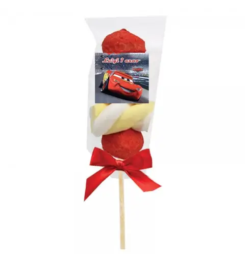 Spiedini di Marshmallow Cars Personalizzabili - kit fai da te