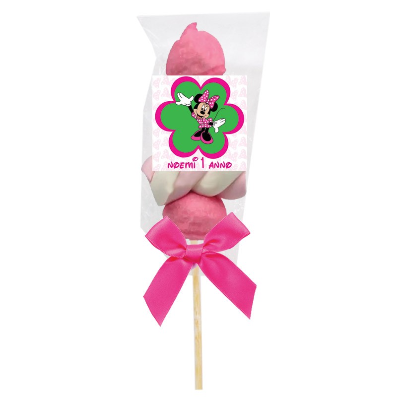 Spiedini di Marshmallow Minnie Personalizzabili - kit fai da te