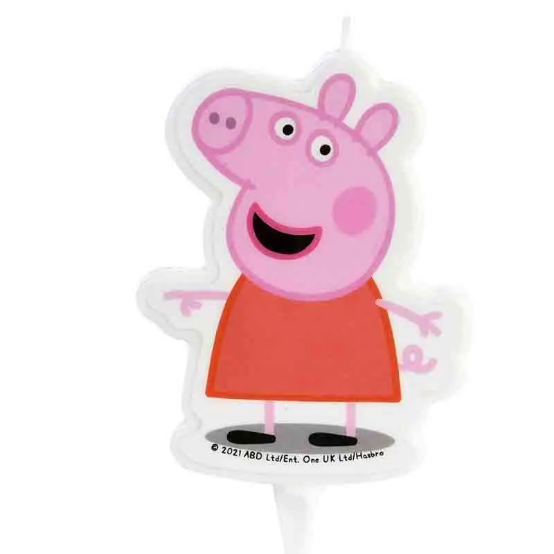 Candela piatta sagomata Peppa Pig 40106