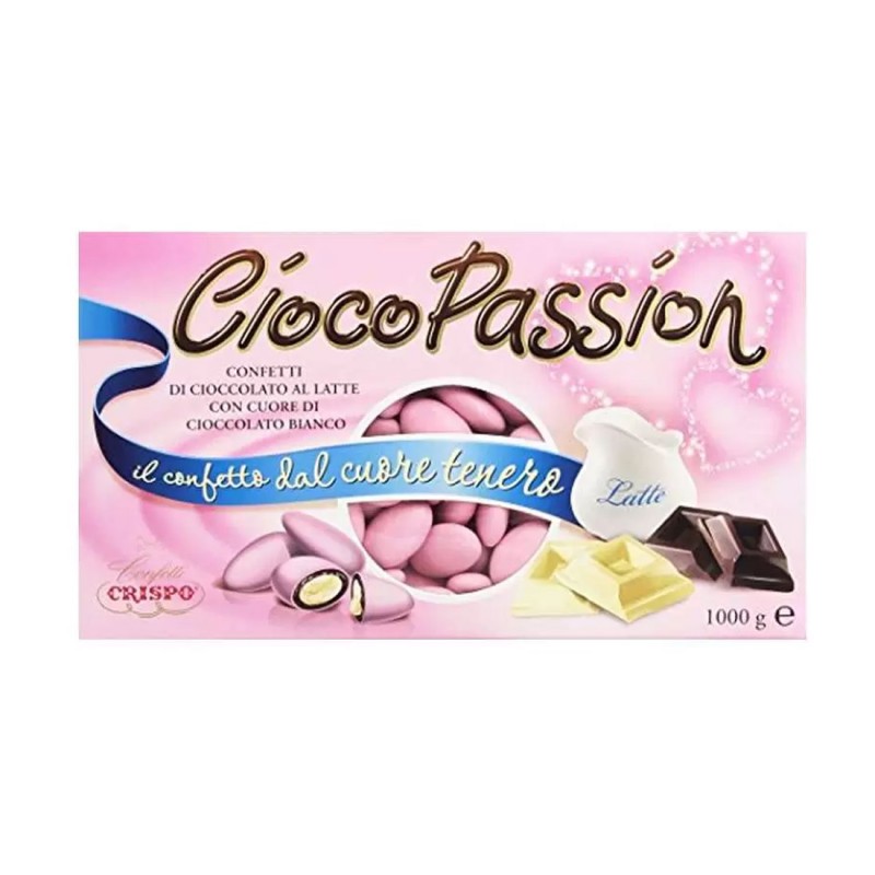 Confetti Crispo Ciocopassion Rosa Al Cioccolato Bianco Al Latte 708645