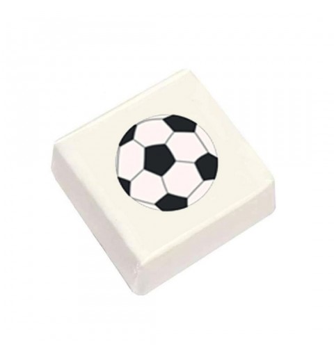 Mini Quadratini Di Marshmallow Stampa Calcio  pz 20