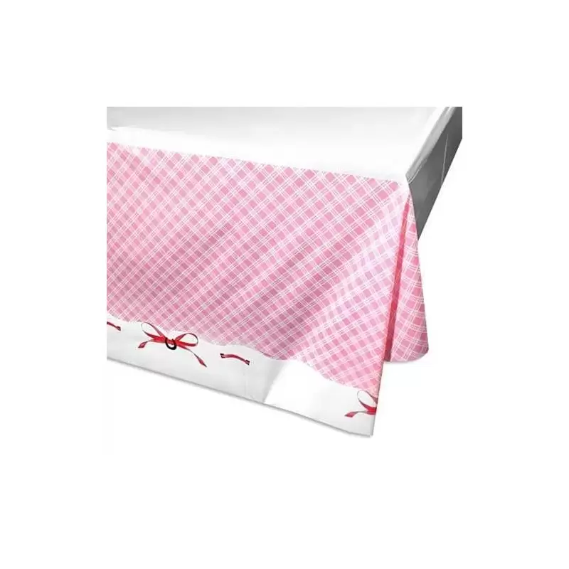 TOVAGLIA TAVOLA " HEART MY HORSE" ADDOBBI TAVOLA COMPLEANNO BIMBA CAVALLI ROSA