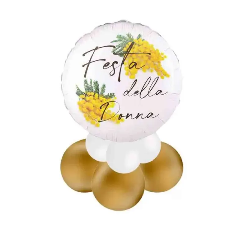 CENTROTAVOLA DI PALLONCINI FESTA DELLA DONNA