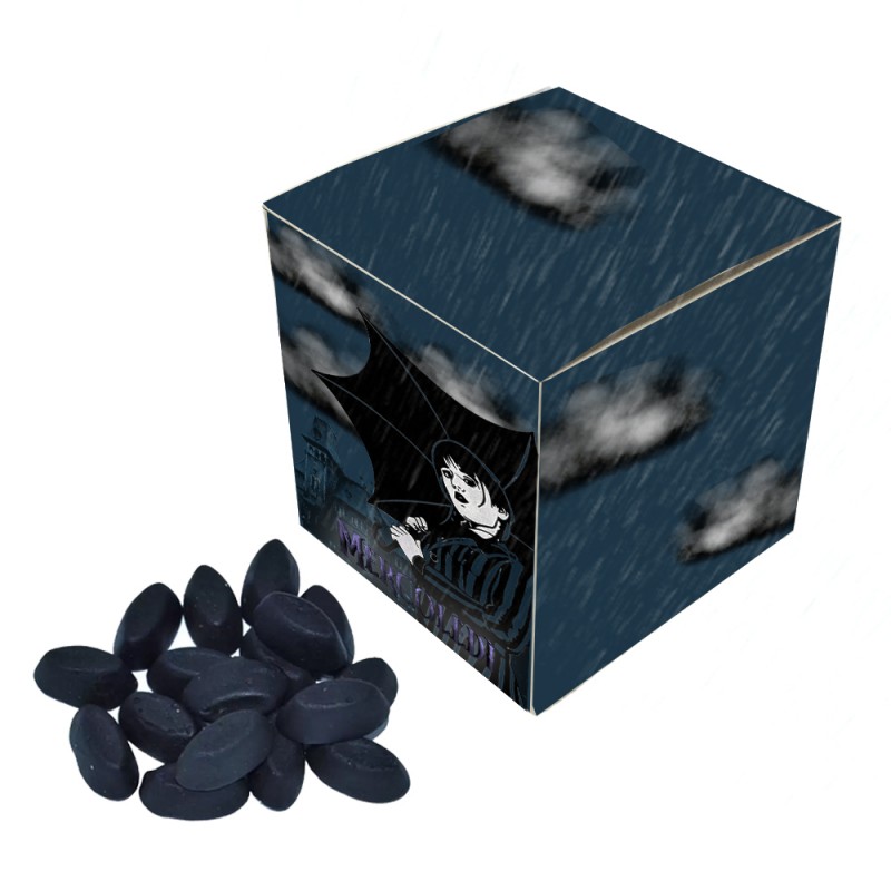 Set scatoline portaconfetti Mercoledì Addams 20pz con Scatola Box - Personalizzabile