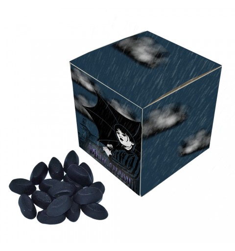 Set scatoline portaconfetti Mercoledì Addams 20pz con Scatola Box - Personalizzabile