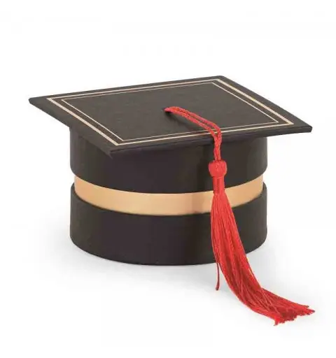 scatola porta confetti tocco con inserto dia 7,9 cm x h5 cm BA-29412M