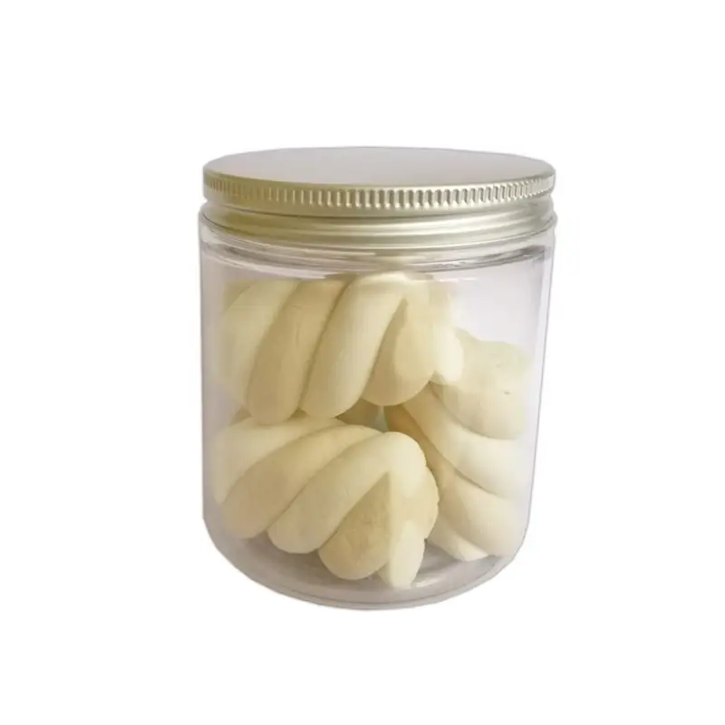 Marshmallow in barattolo per Battesimo a tema Leoncino 20pz