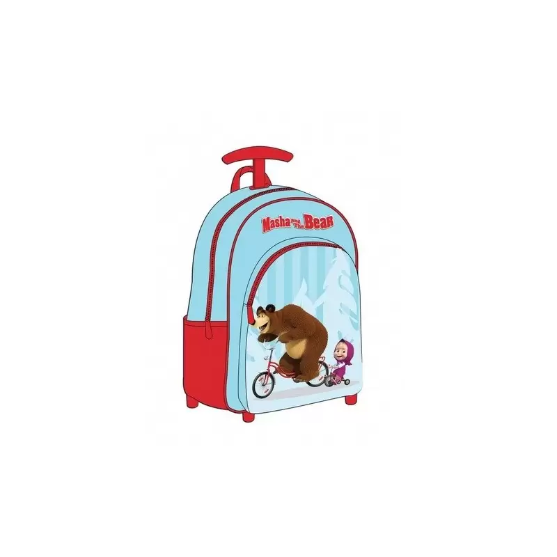 MINI TROLLEY PER L'ASILO MASHA E ORSO 31 CM 8881
