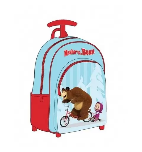 MINI TROLLEY PER L'ASILO MASHA E ORSO 31 CM 8881