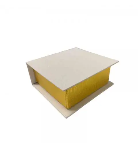 Astuccio quadrato oro con divisorio   SI-SJ4/O