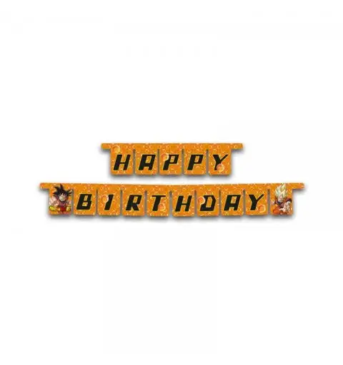 GHIRLANDA BUON COMPLEANNO DRAGON BALL