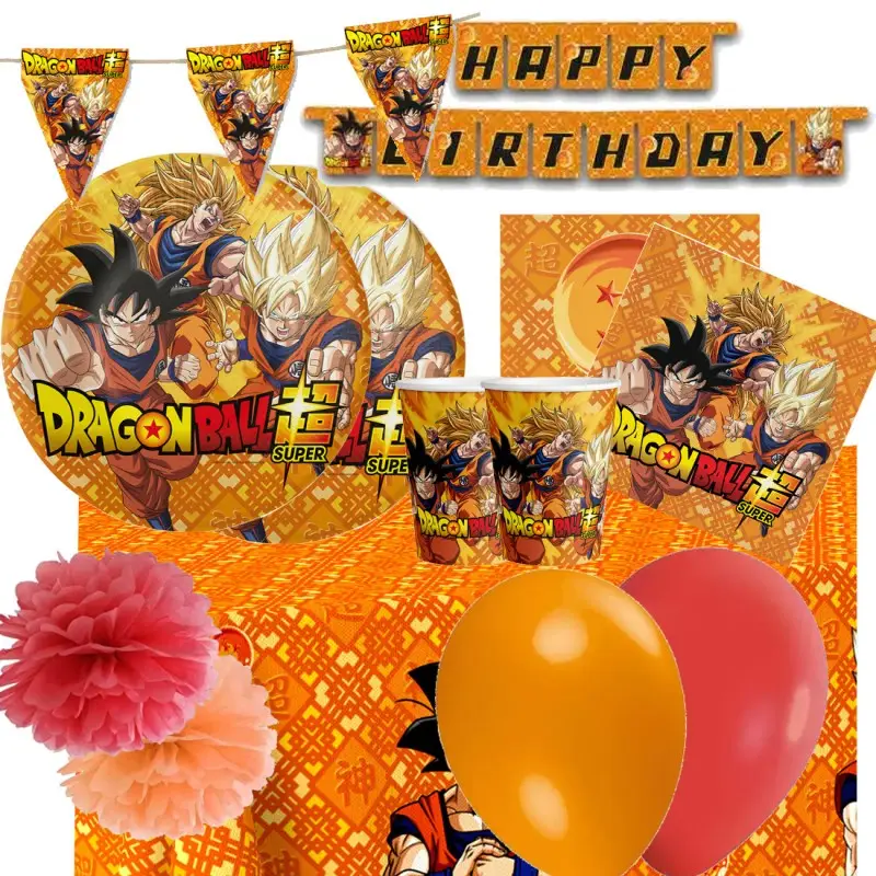 KIT N.54 DRAGON BALL Z – ADDOBBI FESTA 16 PERSONE