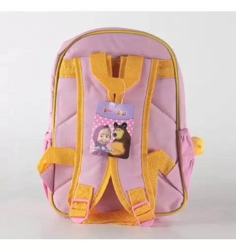 ZAINO MASHA E ORSO PINK FLOWERS 31 CM 8862