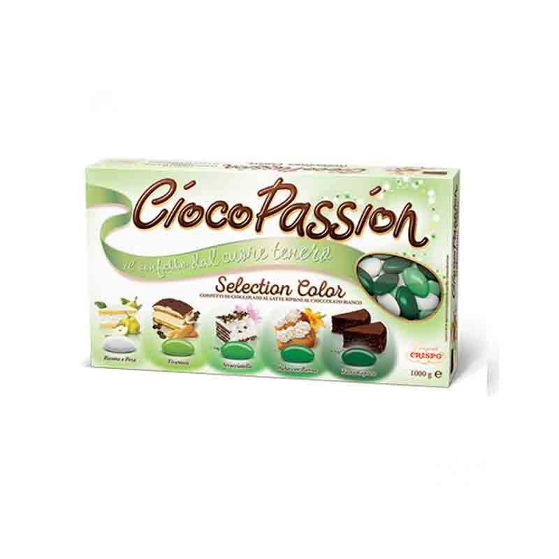 Confetti Crispo Ciocopassion Selection Color Gusti Assortiti verde