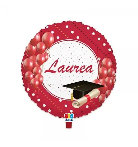 palloncino foil 18 45 cm Laurea Prestige 75341