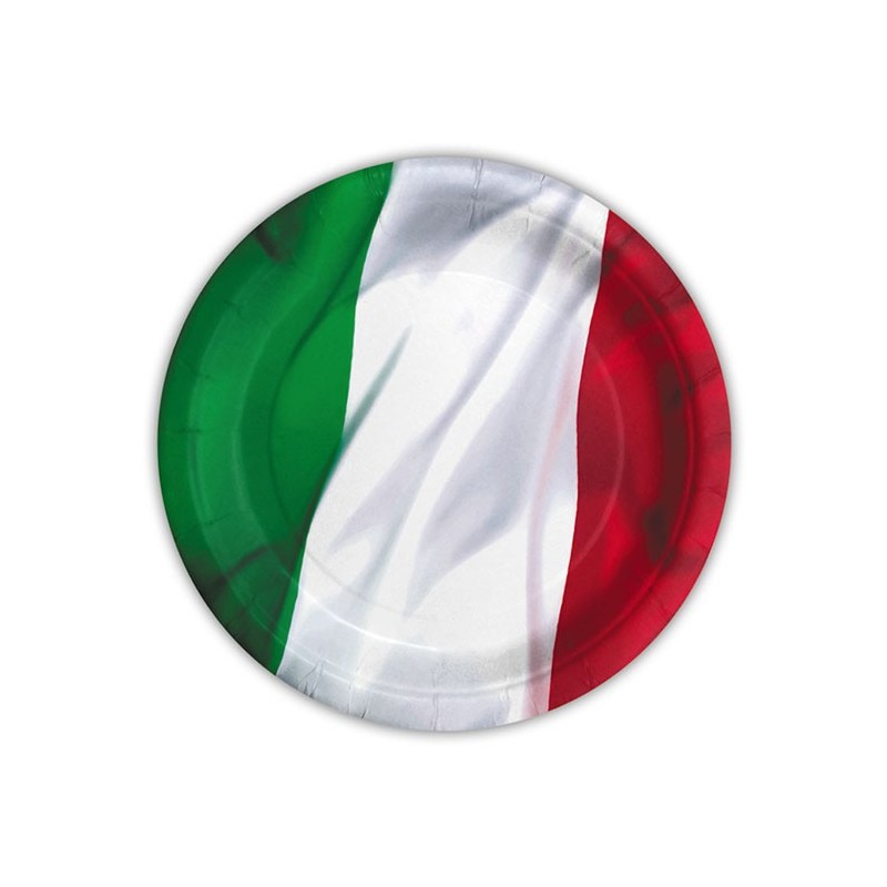 KIT N 3 COORDINATO BANDIERA ITALIANA SET TAVOLA PARTY NAZIONE NAZIONI COMPLEANNO