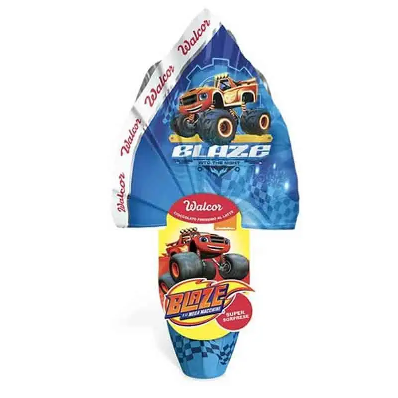 Uovo di Pasqua blaze e le mega macchine 200 gr