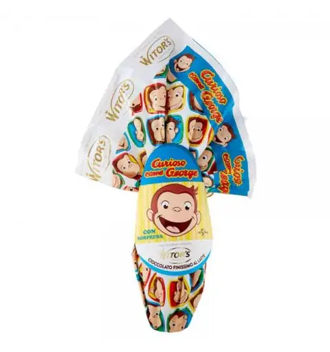 Uovo di Pasqua Curioso Come George 150 gr