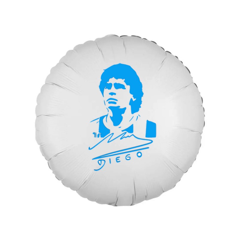 Palloncino foil stampa Maradona - Napoli