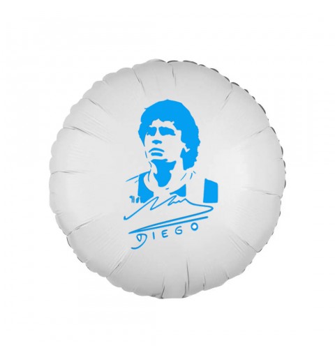 Palloncino foil stampa Maradona - Napoli