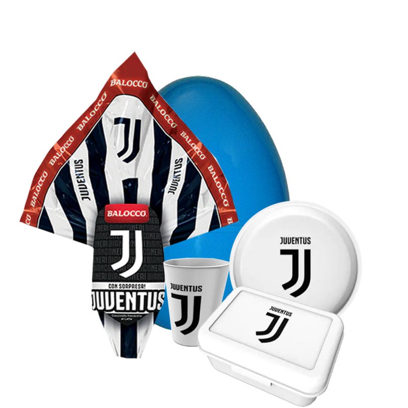 Pasqualone Juventus con accessori pranzo