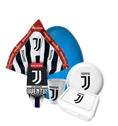 Pasqualone Juventus con accessori pranzo