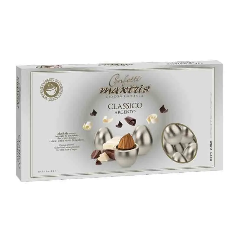 Confetti Maxtris Classico ARGENTO Luxury colore SILVER 500g - MAXARGLUX500