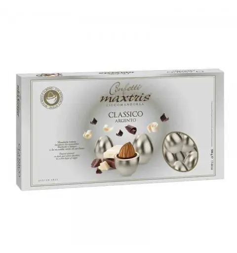 Confetti Maxtris Classico ARGENTO Luxury colore SILVER 500g - MAXARGLUX500