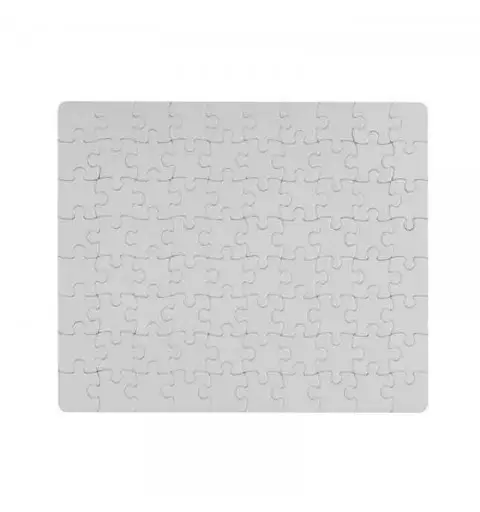 Puzzle da 80 pezzi stampabile in sublimazione 240×190 mm AP812411 bianco