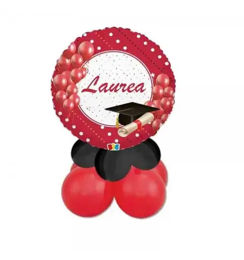 Centrotavola di palloncini fai da te laurea prestige