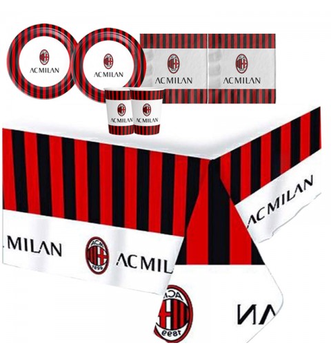 Kit 8 persone Compleanno A.C. Milan