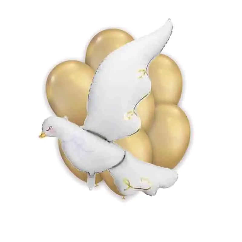 Composizione con supershape colomba tortora - fai da te