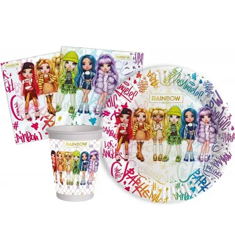 Kit 16 persone Rainbow High
