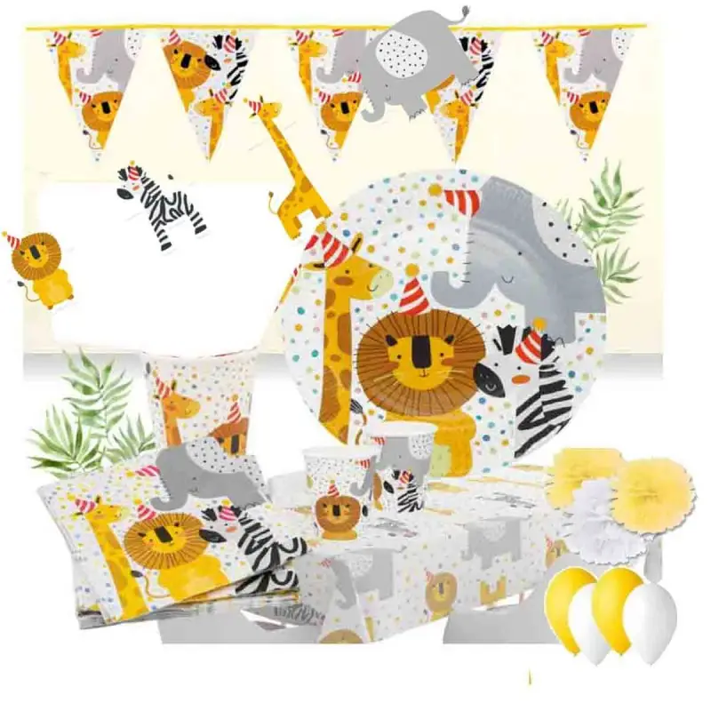 Kit 16 persone safari completo con posate
