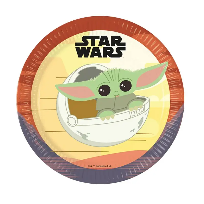 PIATTI STAR WARS VILLAINS AND HEROES - 8 PZ