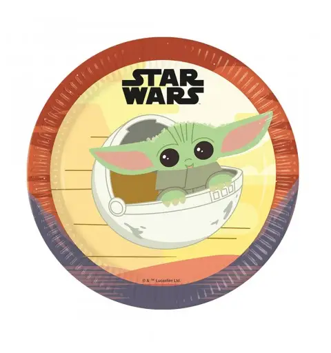 PIATTI STAR WARS VILLAINS AND HEROES - 8 PZ