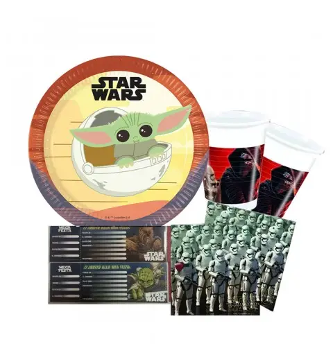COORDINATO STAR WARS N.23 + BLOCCHETTO  INVITI