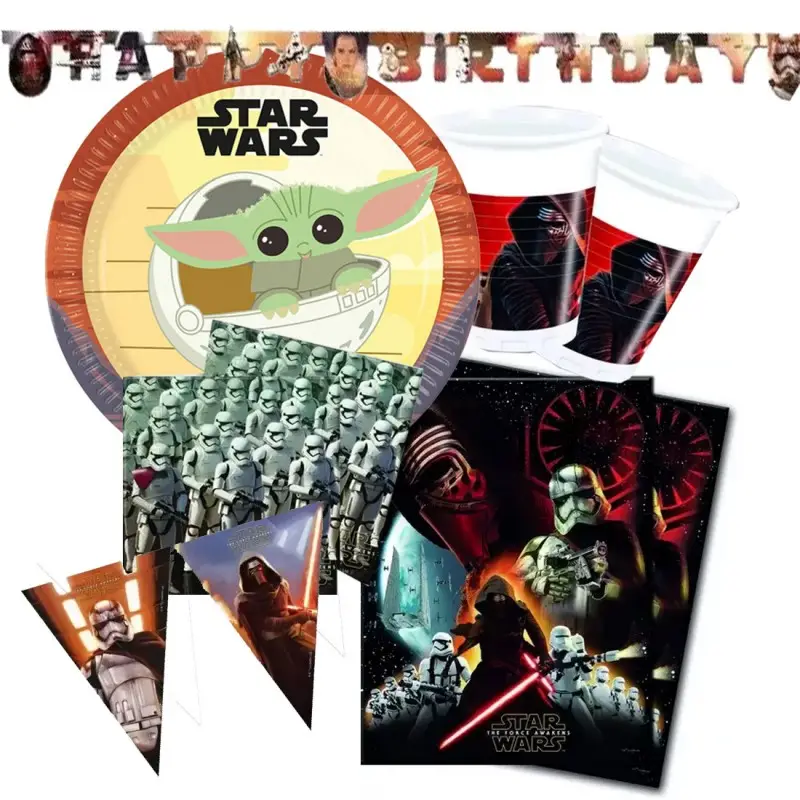 KIT N.27 COORDINATO TAVOLA STAR WARS VILLAINS HEROES