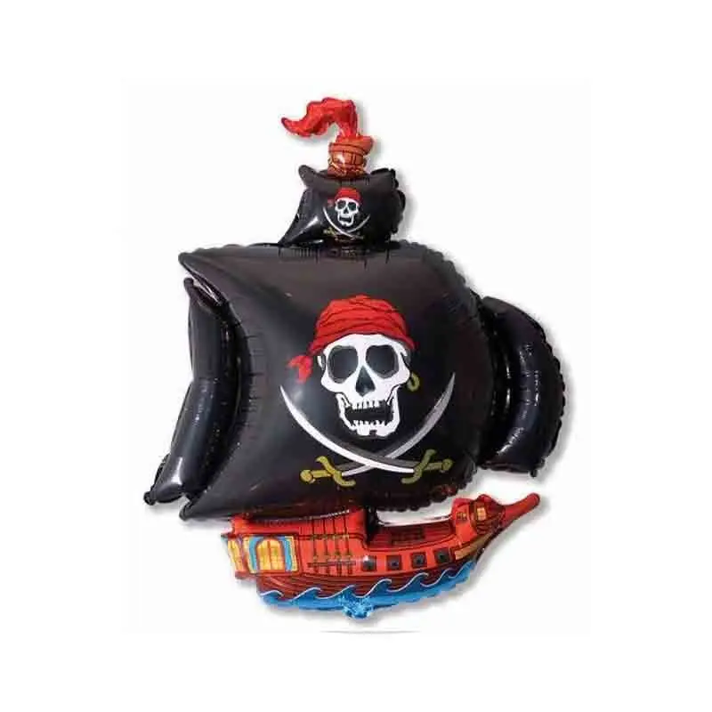 Palloncino foil 24 \'\' 60 cm nave dei pirati 901669