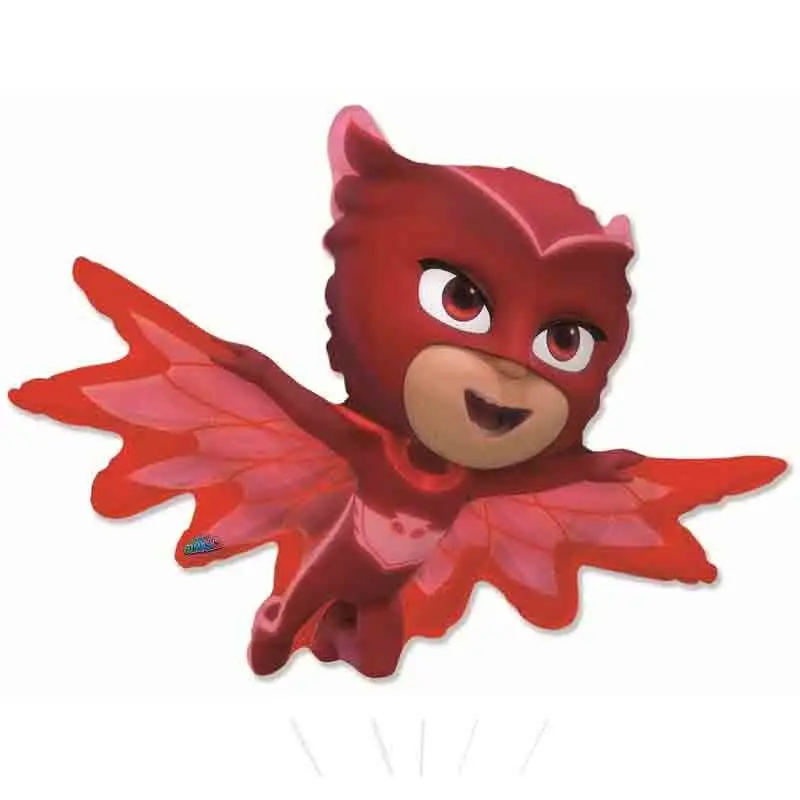 Pallone foil 60 cm super pigiamini  PJ Mask - gufetta 901867