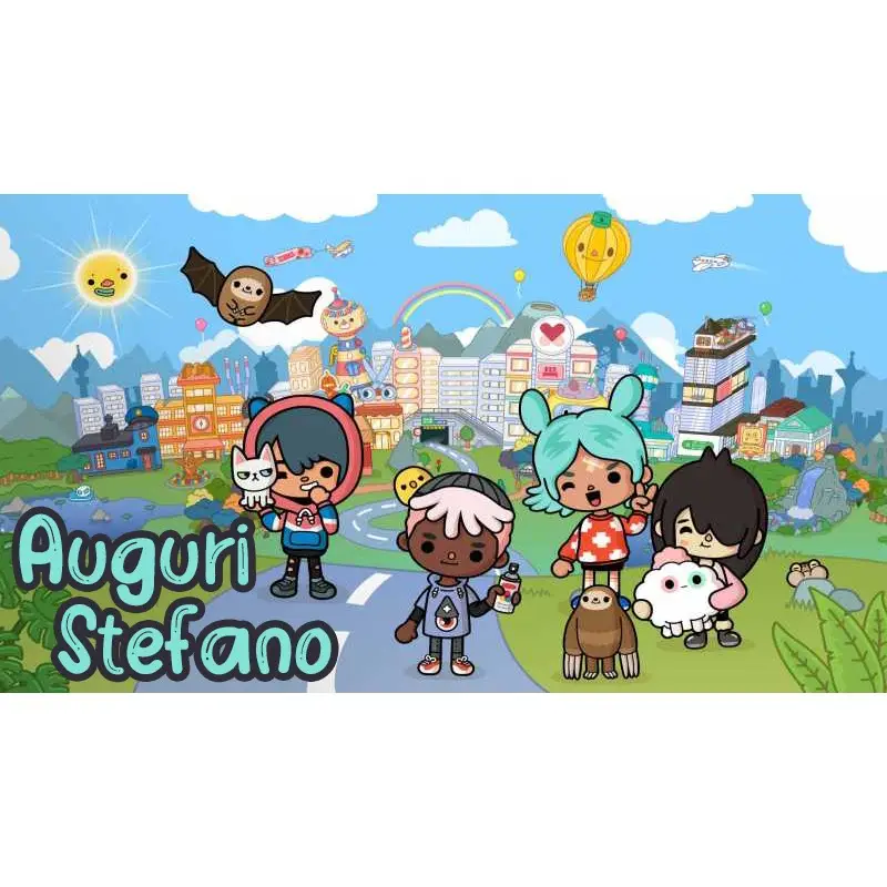 Cialda Rettangolare Toca Life personalizzabile