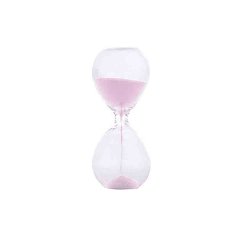 clessidra in vetro sabbia rosa 8 cm 3 minuti 1172021