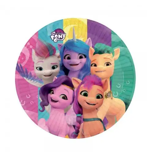 PIATTI MY LITTLE PONY 8 PZ