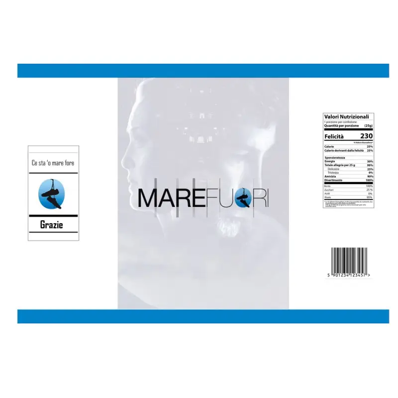 Patatine Mare Fuori Personalizzate - 20 pz