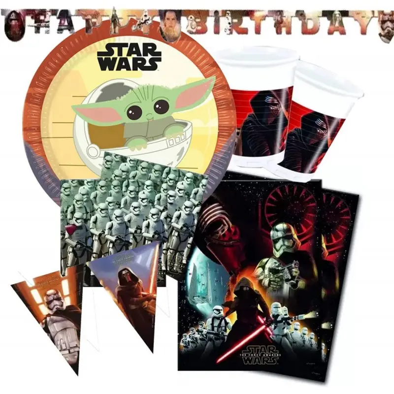 KIT N.27 COORDINATO TAVOLA STAR WARS & HEROES