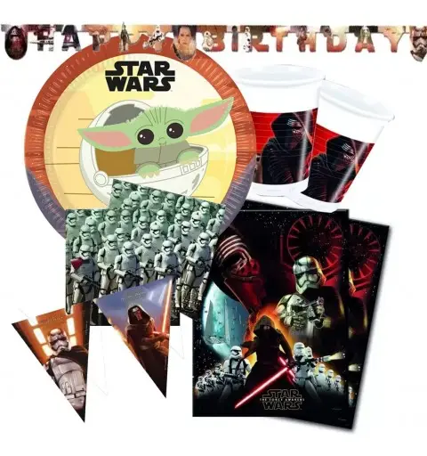 KIT N.27 COORDINATO TAVOLA STAR WARS & HEROES