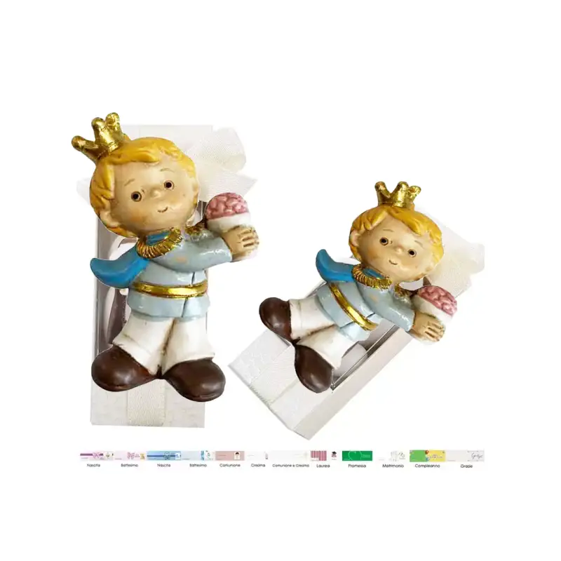 BOMBONIERE PICCOLO PRINCIPE CON ASTUCCIO BIANCO - 12 PZ